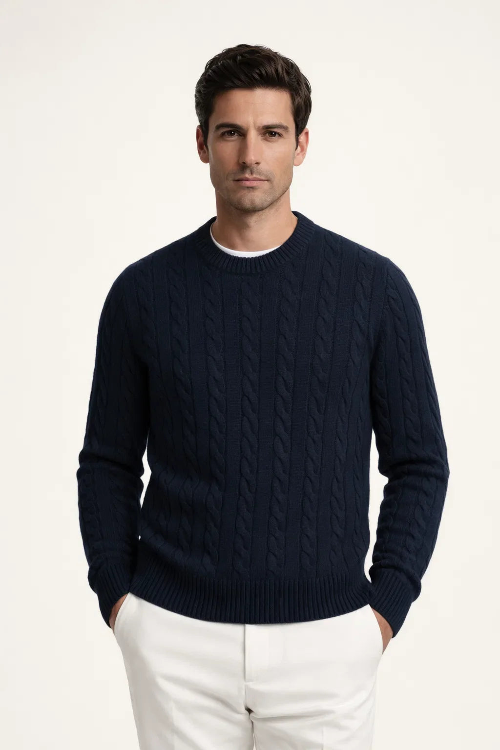 Pull en cachemire Cortona Marine