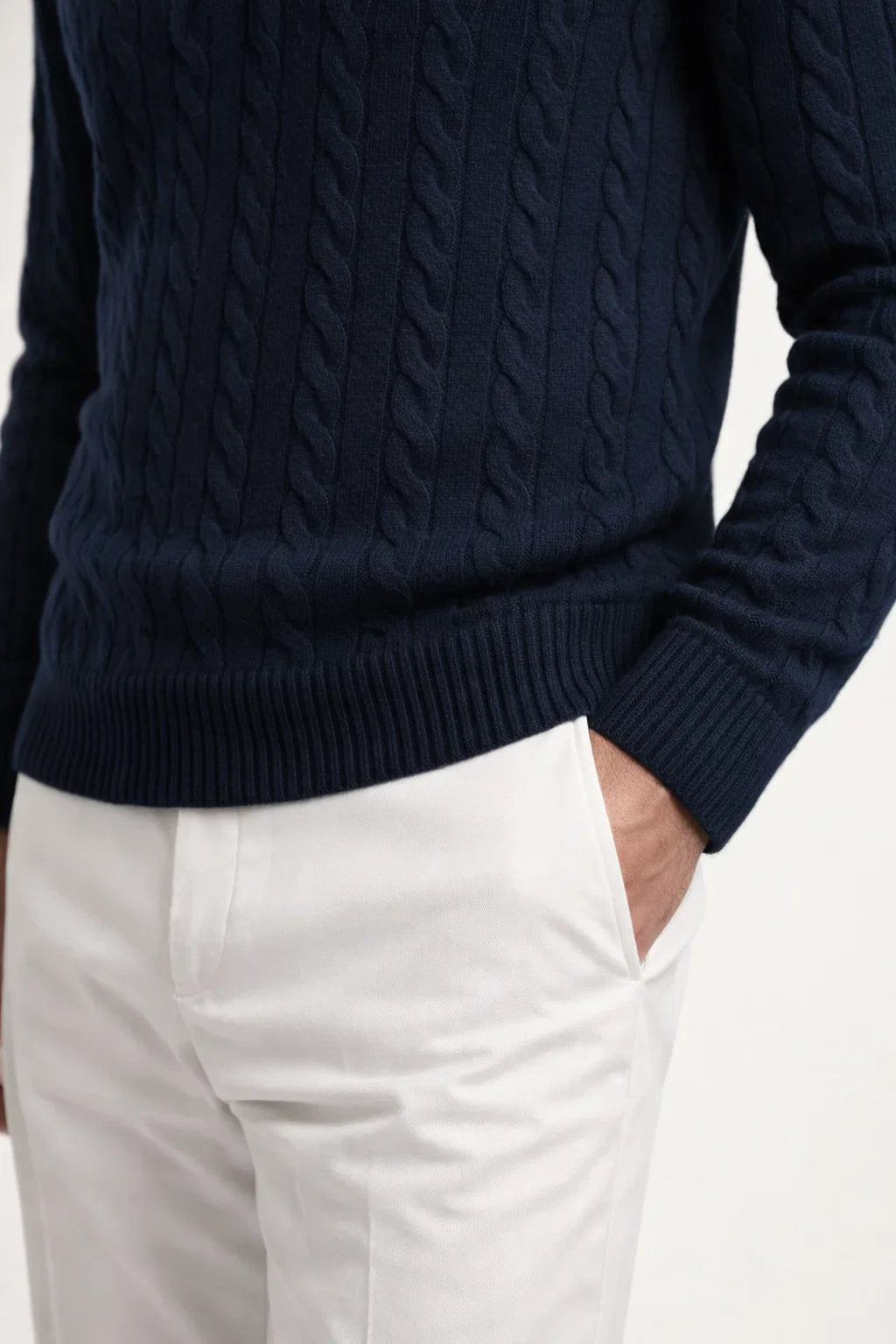 Pull en cachemire Cortona Marine