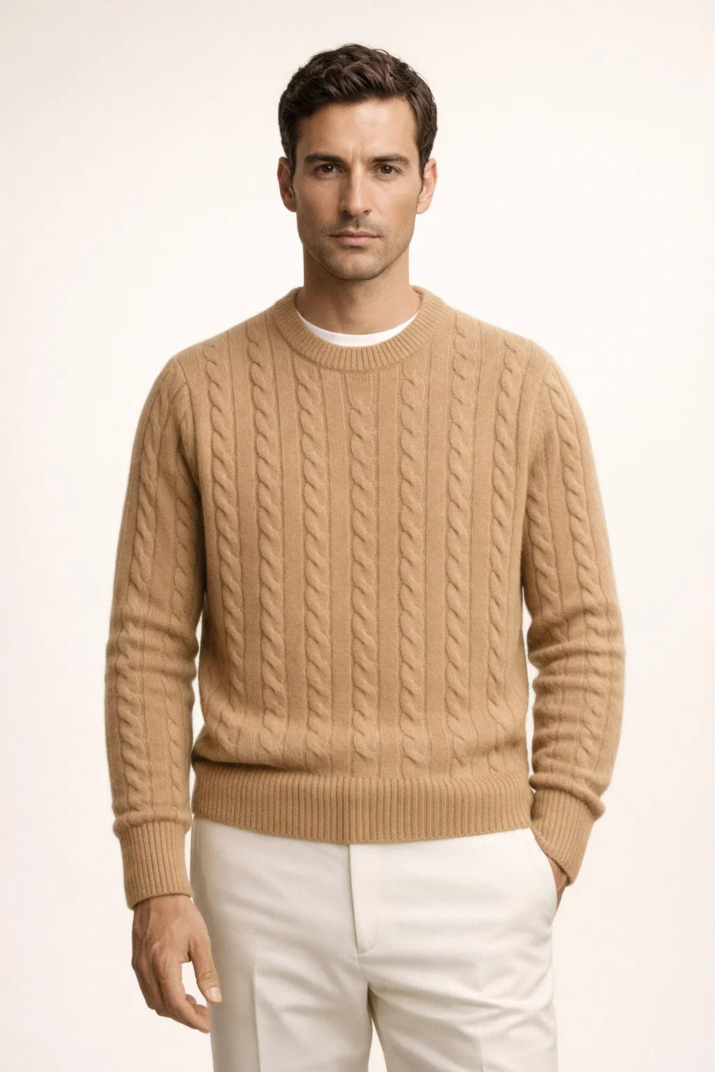 Cortona Cachemire Tricot Camel