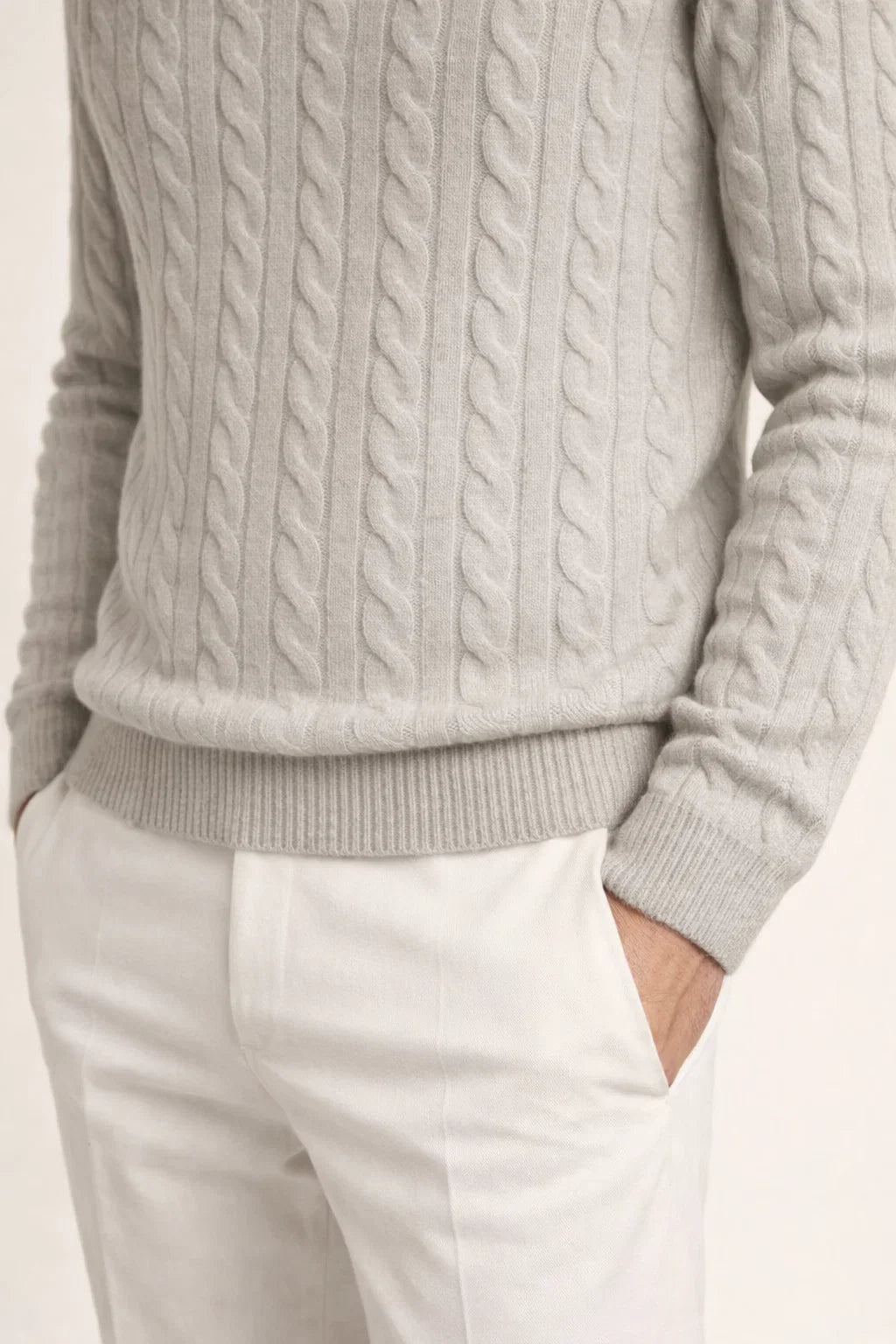 Pull en cachemire Cortona Gris
