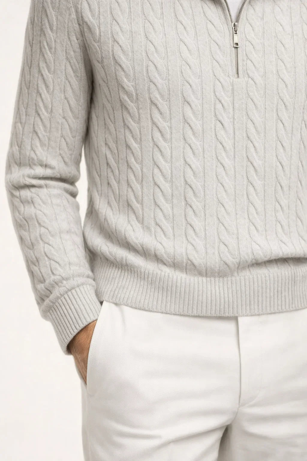 Sero Zip Knit Gris