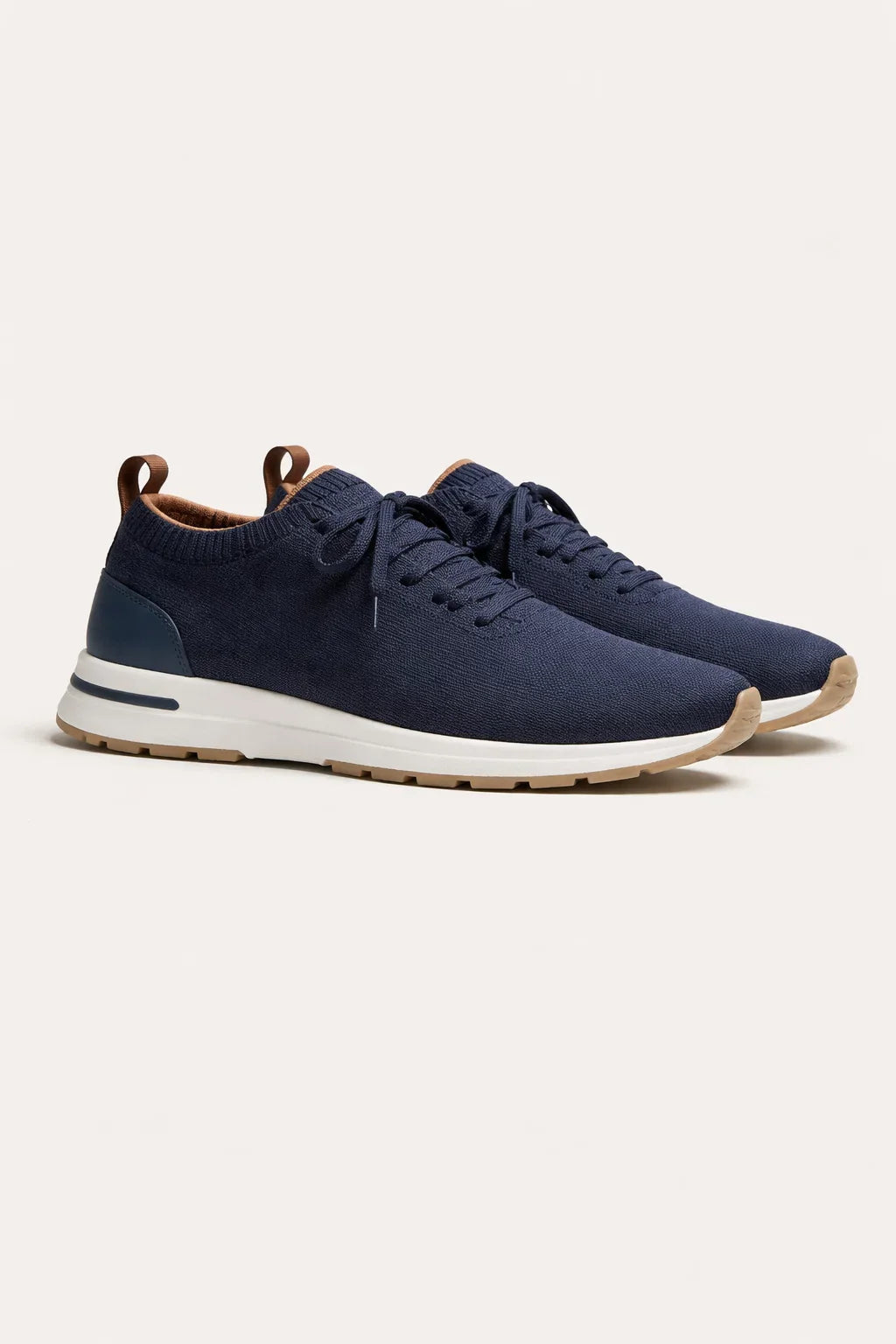 Marchmel | Zapatillas activas de punto azul marino claro para hombre
