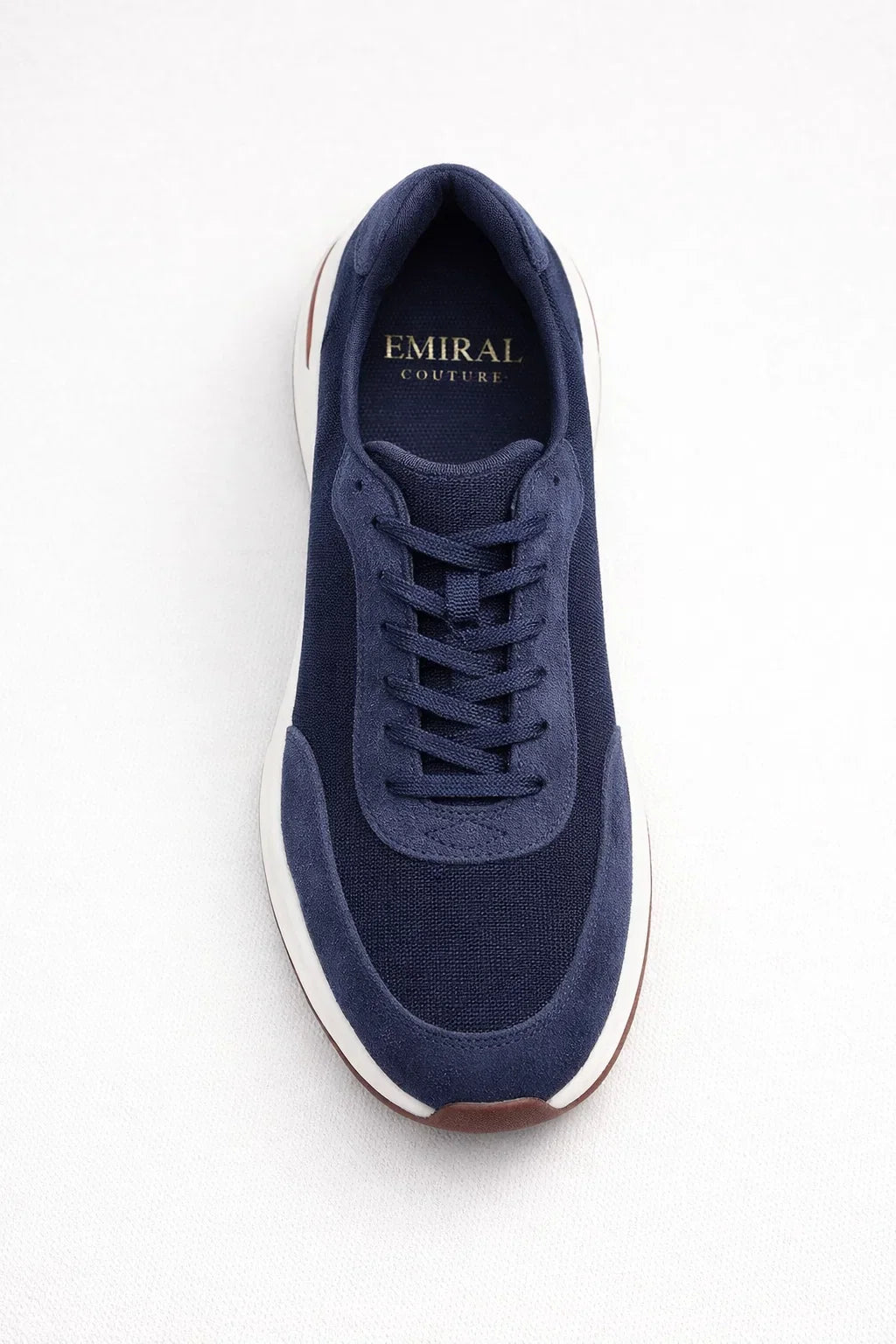 Giuliano Sneaker en Suède Ville Marine