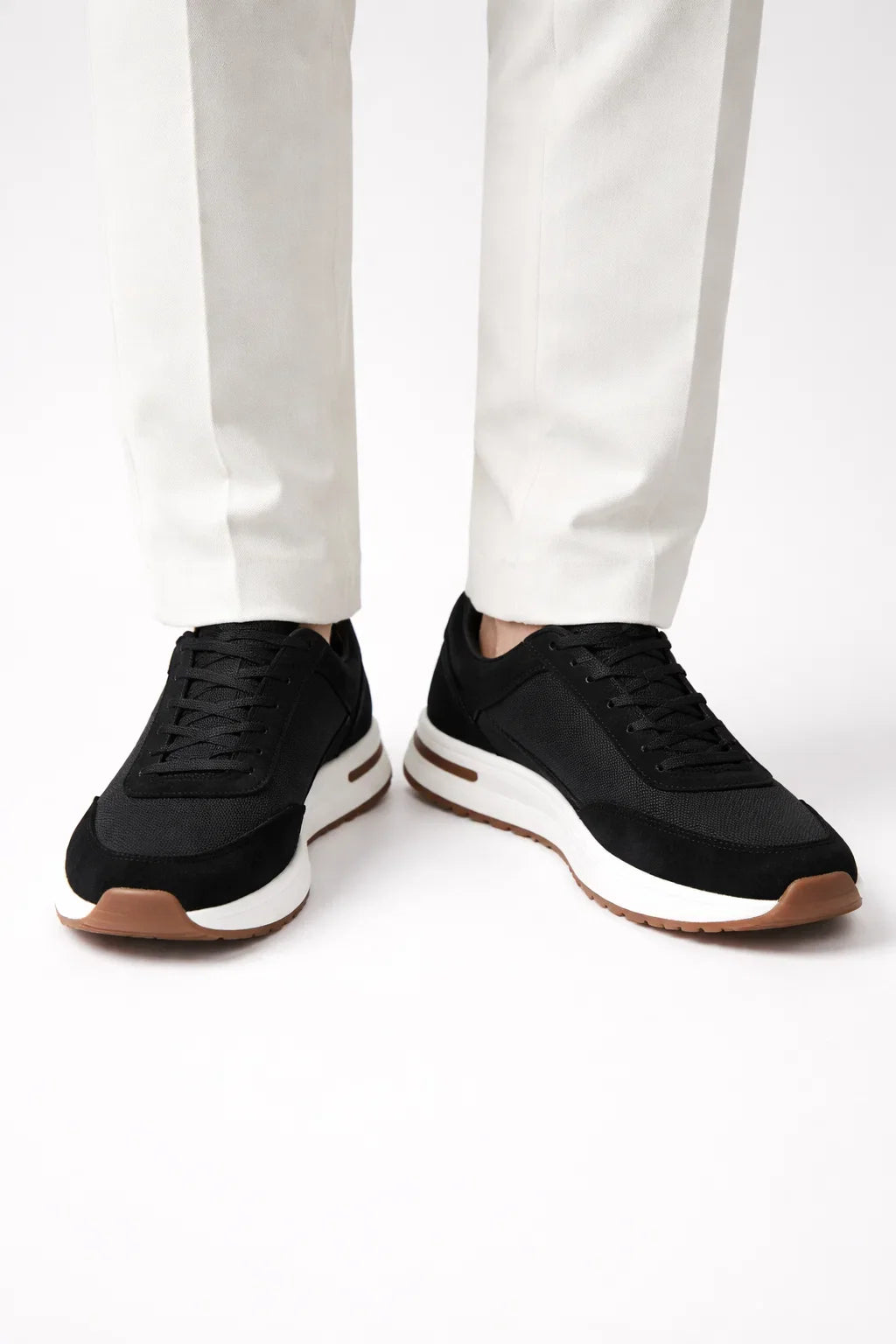Giuliano Sneaker Ville Suède Noire