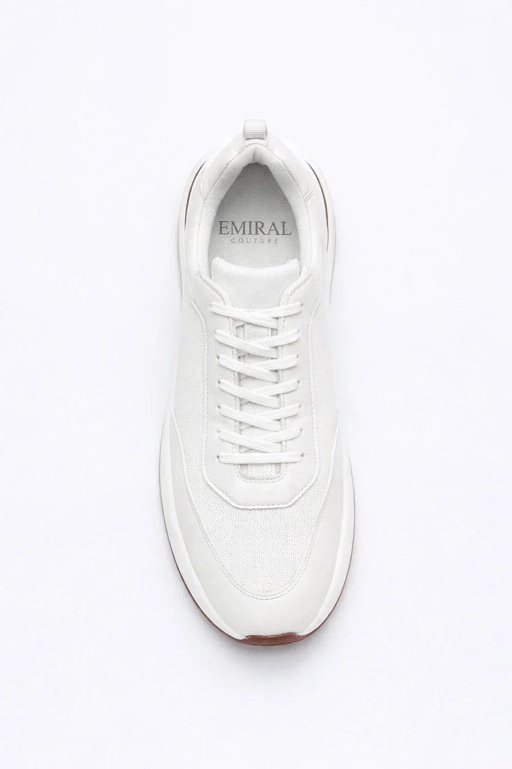 Giuliano Sneaker Ville Suède Blanche