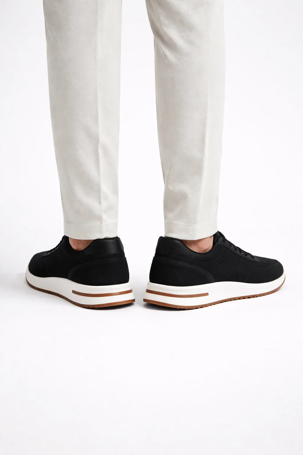 Giuliano Sneaker Ville Suède Noire