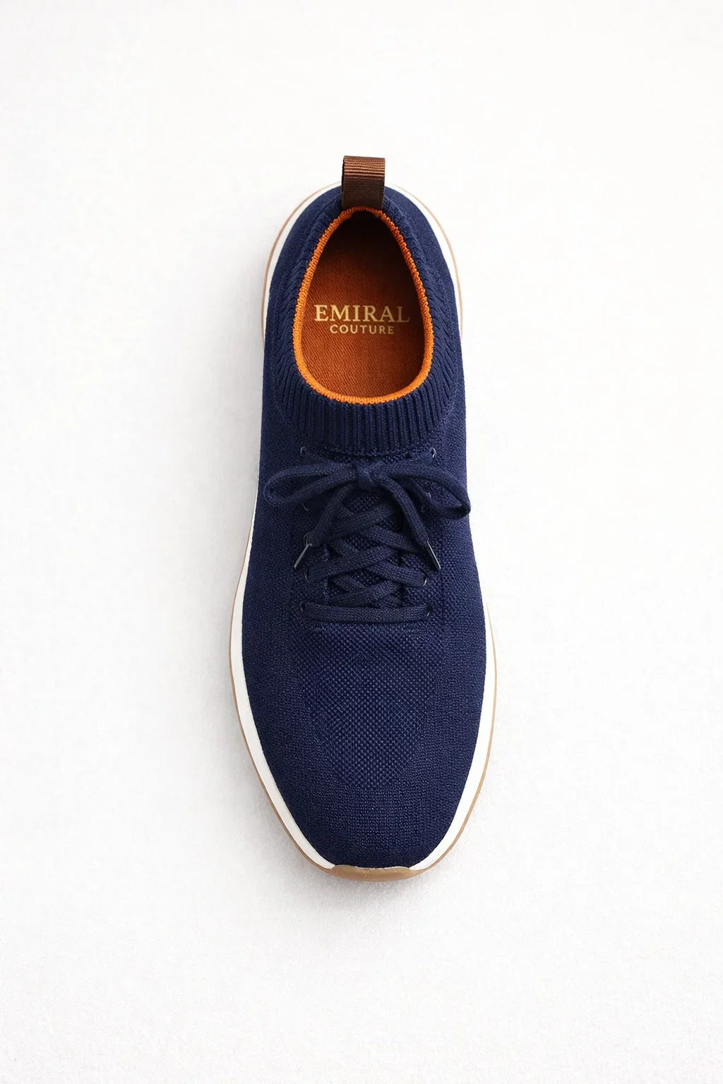 Marchmel | Zapatillas activas de punto azul marino claro para hombre