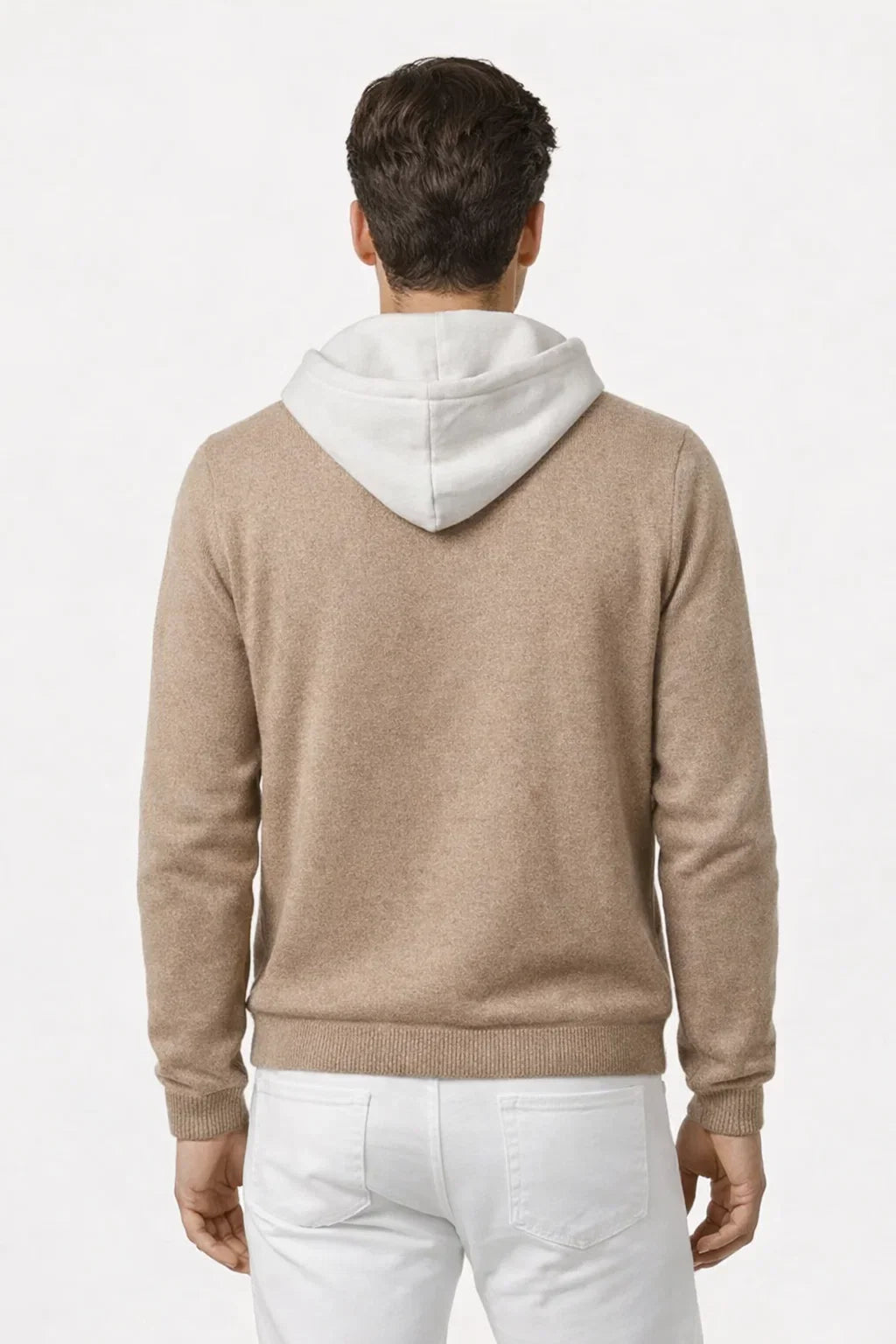 Pull zippé Luca Camel