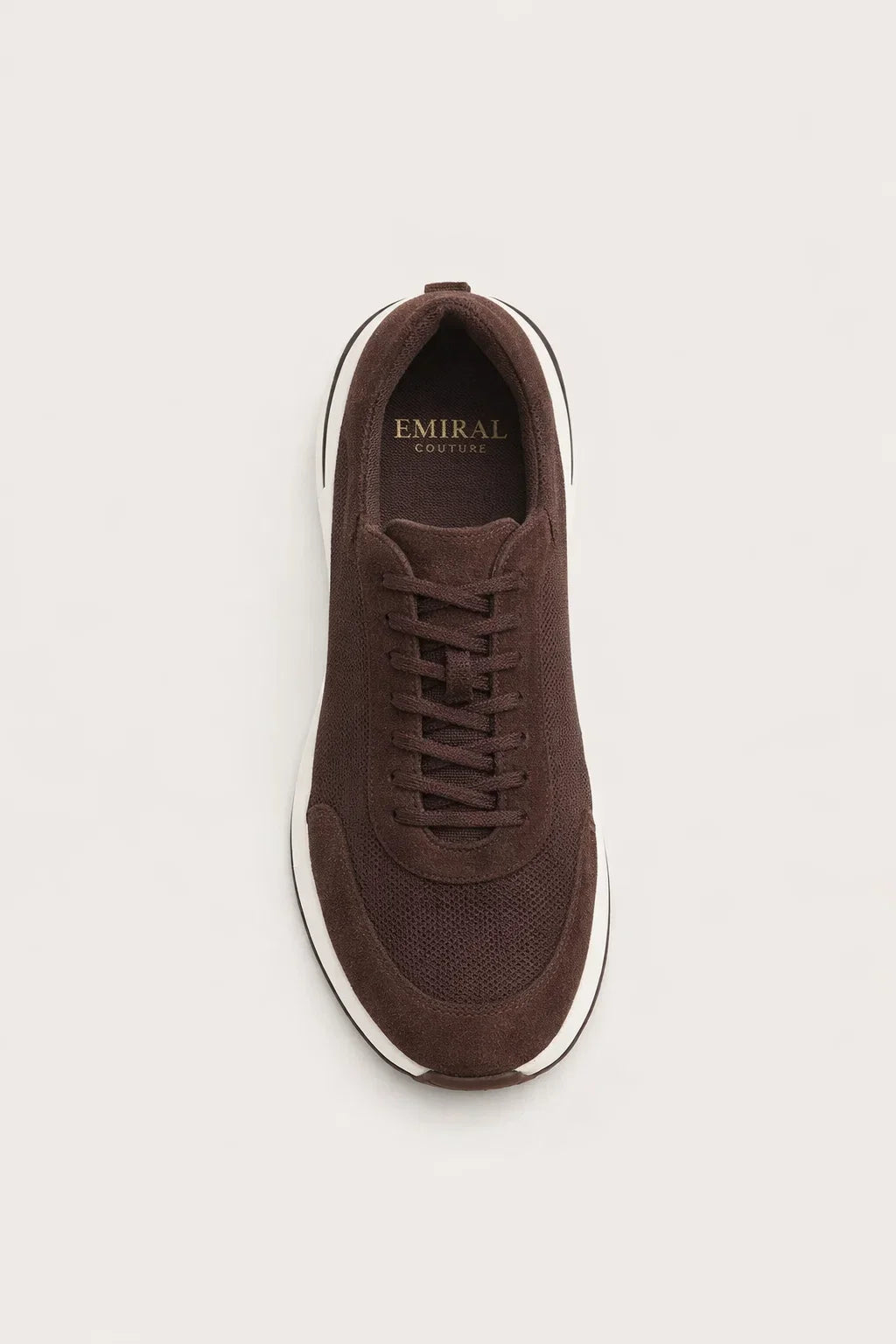 Baskets City Suede Giuliano Marron