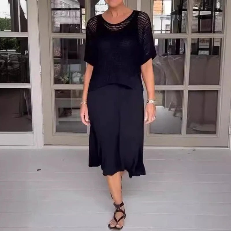 Marchmel | Femme Robe en Maille Aérée