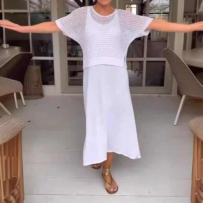 Marchmel | Femme Robe en Maille Aérée
